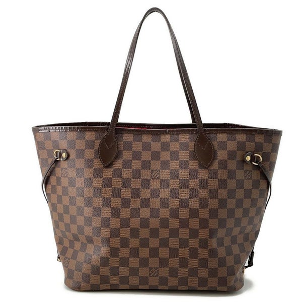 ルイヴィトン トートバッグ ダミエ・エベヌ ネヴァーフルMM ポーチ付き N41358 LOUIS VUITTON