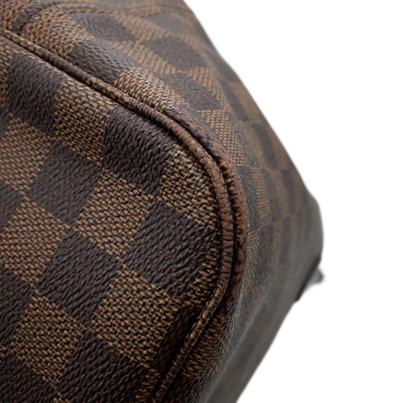 ルイヴィトン トートバッグ ダミエ・エベヌ ネヴァーフルMM ポーチ付き N41358 LOUIS VUITTON