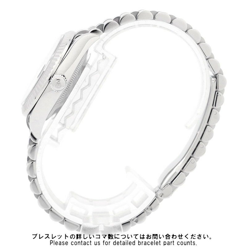 ロレックス デイトジャスト31 SS/K18WG 278274 ROLEX 腕時計 ブルー文字盤 フローラルモチーフ 24PDダイヤモンド