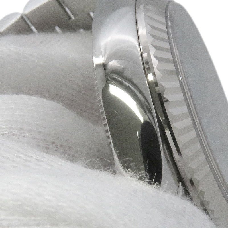 ロレックス デイトジャスト31 SS/K18WG 278274 ROLEX 腕時計 ブルー文字盤 フローラルモチーフ 24PDダイヤモンド