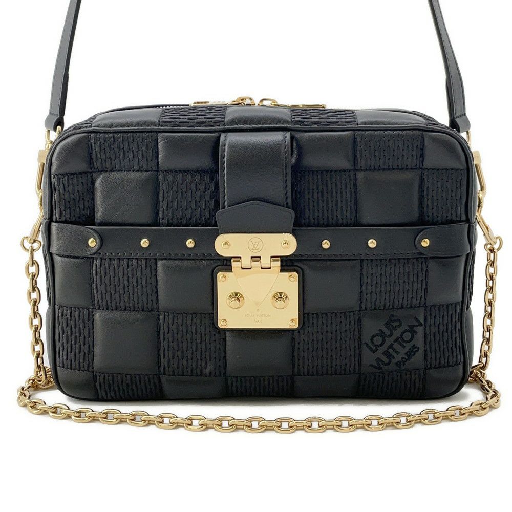 LOUIS VUITTON ダミエ ブラック レザー キーケース LOUIS 【公式通販】
