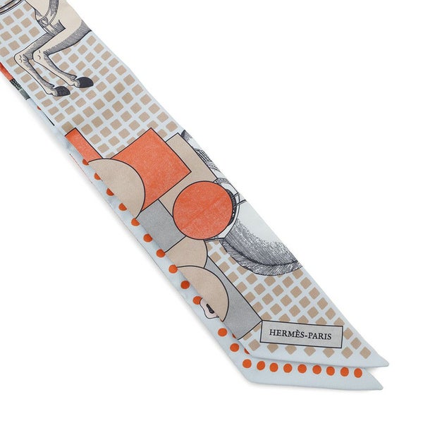 エルメス スカーフ ツイリー カヴァリエ・アン・フォルム Cavalier en Formes HERMES シルクツイル 2024年秋冬