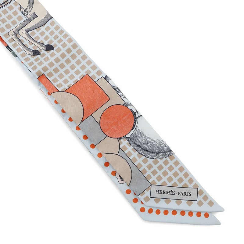 エルメス スカーフ ツイリー カヴァリエ・アン・フォルム Cavalier en Formes HERMES シルクツイル 2024年秋冬