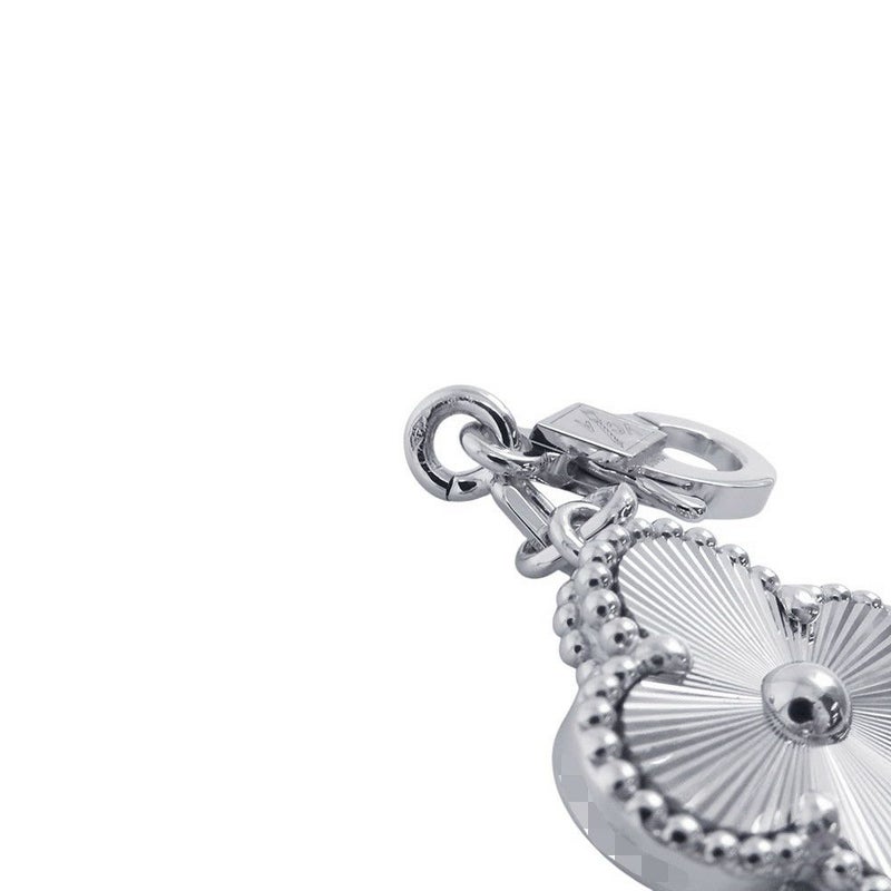 ヴァンクリーフ＆アーペル ブレスレット ヴィンテージ アルハンブラ ブレスレット 5モチーフ ギヨシェ K18WG VCARP9XE00