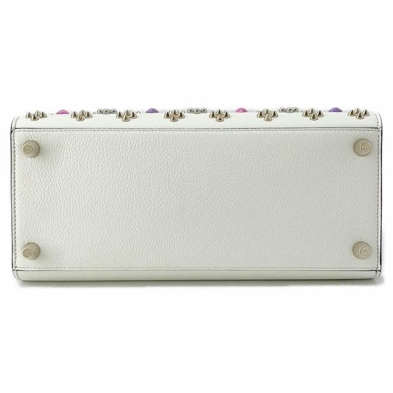 クリスチャン・ルブタン トートバッグ パロマ レザー パテント スタッズ 2wayショルダー