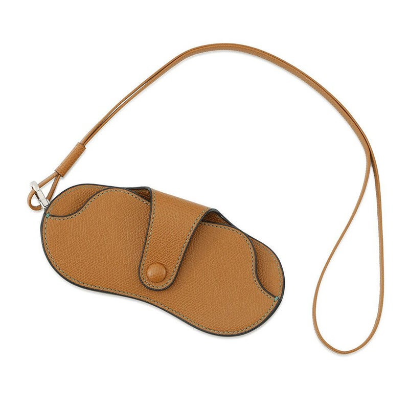 ヴァレクストラ メガネケース  ストラップ付き ソフトカーフレザー SGNL0084028LRLGC99MH Valextra アイウェア ホルダー