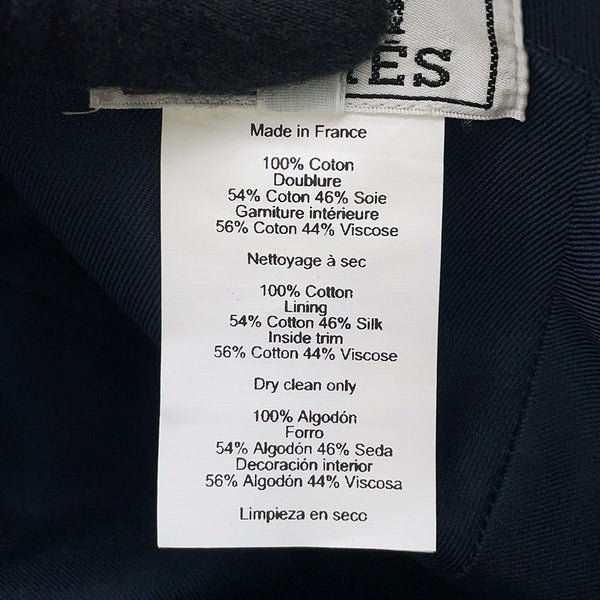 エルメス キャップ デイヴィス・ドット メドール  コットン サイズ57 HERMES 帽子