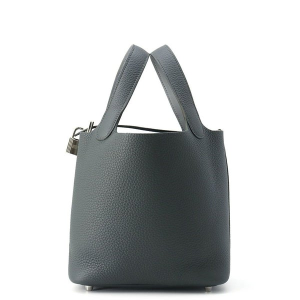 エルメス ピコタンロックPM エクラ ヴェールマングローブ/グリパンタン/シルバー金具 トリヨンクレマンス/スイフト K刻印