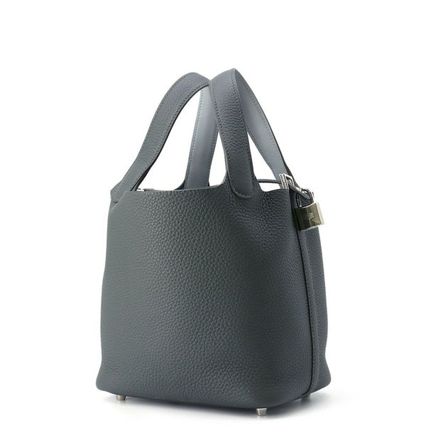 エルメス ピコタンロックPM エクラ ヴェールマングローブ/グリパンタン/シルバー金具 トリヨンクレマンス/スイフト K刻印