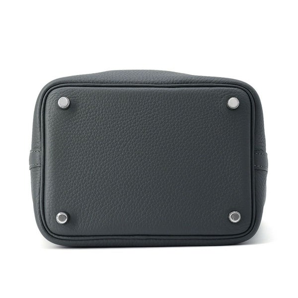 エルメス ピコタンロックPM エクラ ヴェールマングローブ/グリパンタン/シルバー金具 トリヨンクレマンス/スイフト K刻印