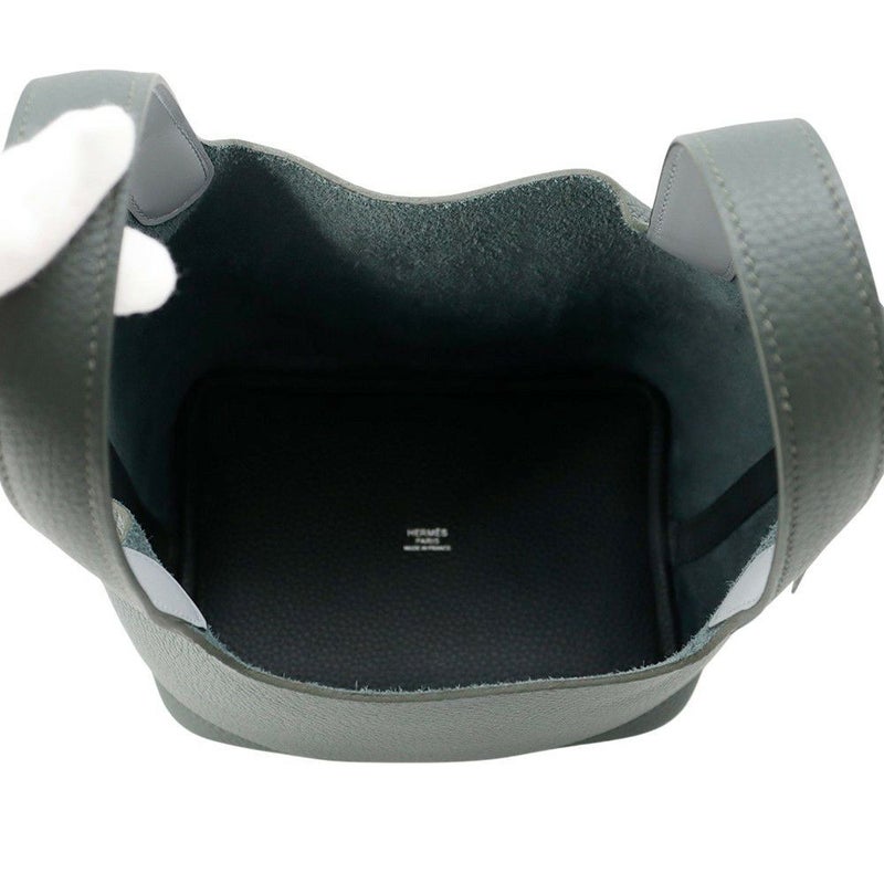 エルメス ピコタンロックPM エクラ ヴェールマングローブ/グリパンタン/シルバー金具 トリヨンクレマンス/スイフト K刻印