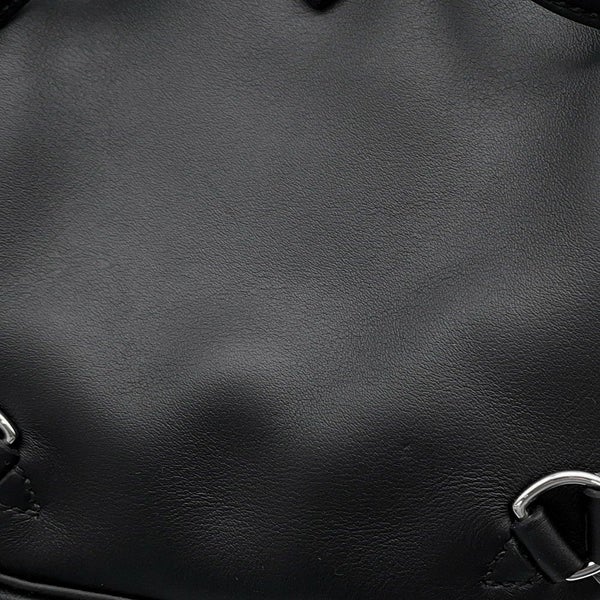 エルメス ケリージャンプ ブラック/シルバー金具スイフト W刻印 HERMES リュック 黒