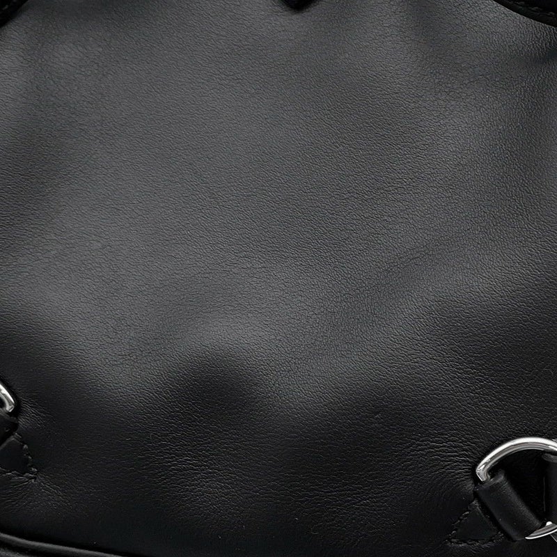 エルメス ケリージャンプ ブラック/シルバー金具スイフト W刻印 HERMES リュック 黒