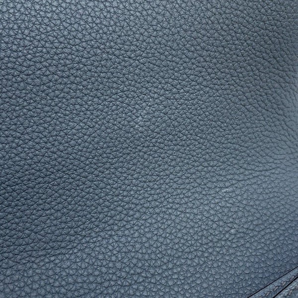 エルメス ビジネスバッグ サックアデペッシュ38 ブルーオラージュ/シルバー金具 トゴ Z刻印 メンズ