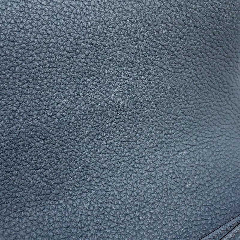 エルメス ビジネスバッグ サックアデペッシュ38 ブルーオラージュ/シルバー金具 トゴ Z刻印 メンズ