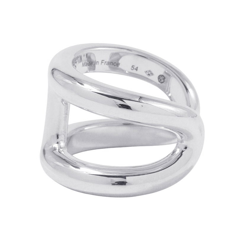 エルメス リング オスモズGM Osmose SV925シルバー リングサイズ54 HERMES ジュエリー 指輪