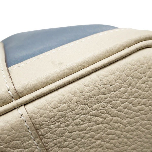 エルメス トートバッグ ガーデンパーティTPM クレ/ブルーリン/シルバー金具 トワルオフィシエ/ネゴンダ X刻印