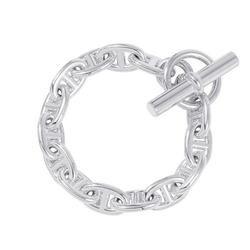 エルメス ブレスレット シェーヌダンクルMM 14コマ SV925シルバー HERMES ジュエリー