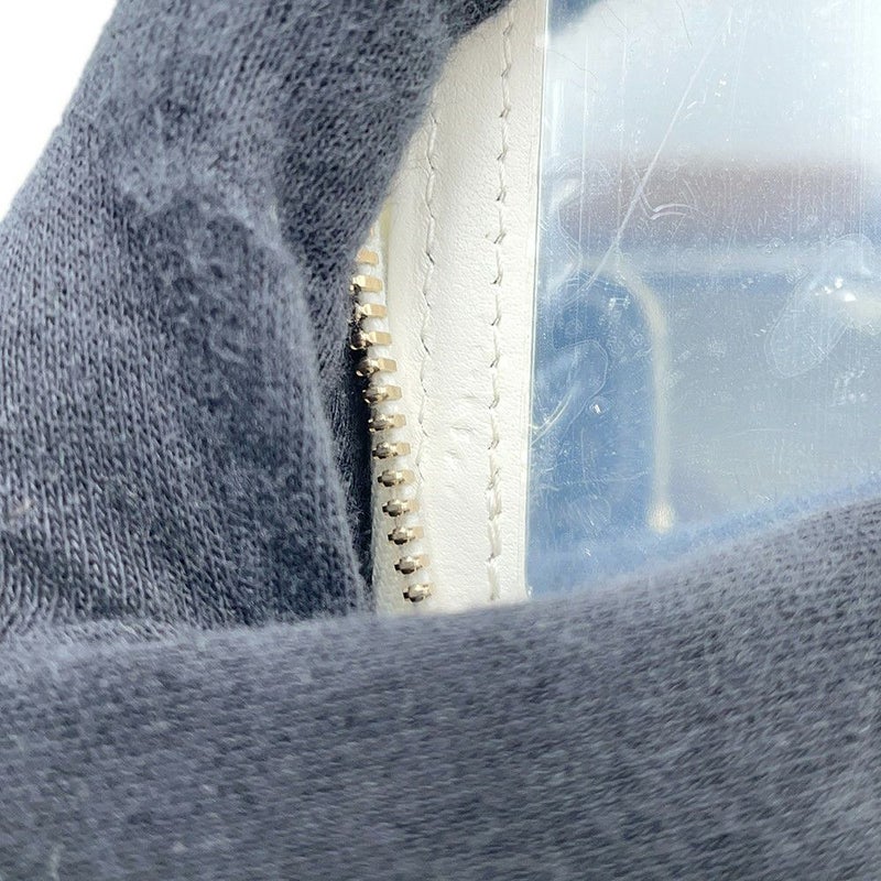 シャネル チェーンショルダーバッグ バニティ ココマーク マトラッセ トランプ キャビアスキン AP3079 白