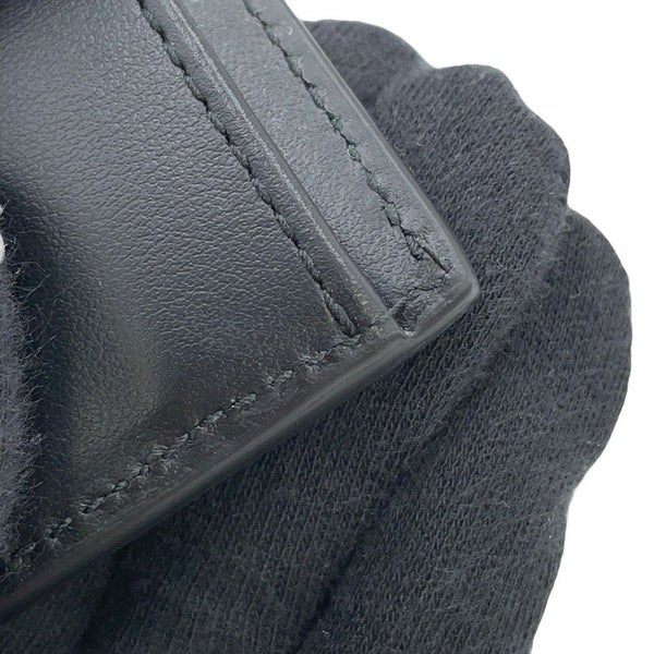 ボッテガヴェネタ 二つ折り財布 イントレチャート レザー 749412 BOTTEGA VENETA メンズ 黒