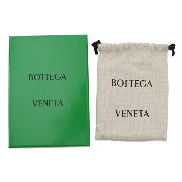 ボッテガヴェネタ 二つ折り財布 イントレチャート レザー 749412 BOTTEGA VENETA メンズ 黒