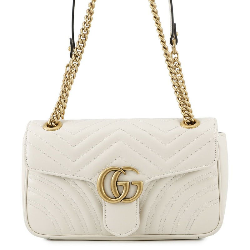 グッチ チェーンショルダーバッグ GGマーモント キルティングレザー ハート 443497 GUCCI バッグ