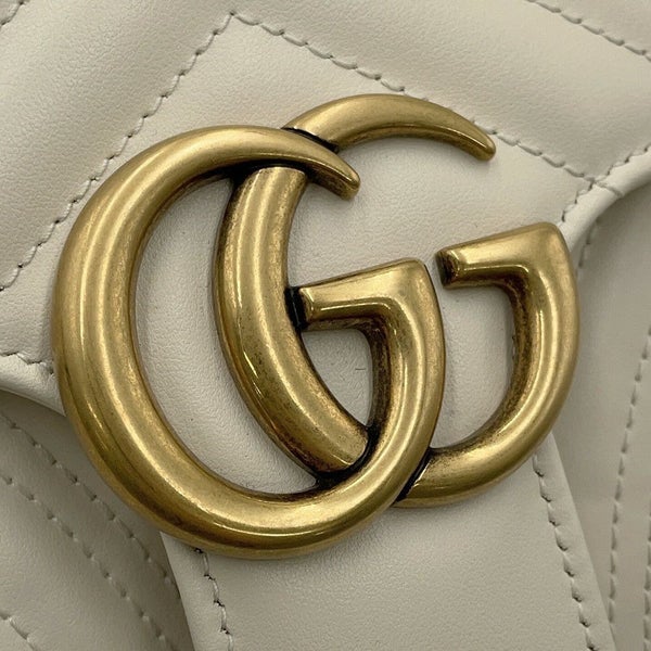 グッチ チェーンショルダーバッグ GGマーモント キルティングレザー ハート 443497 GUCCI バッグ