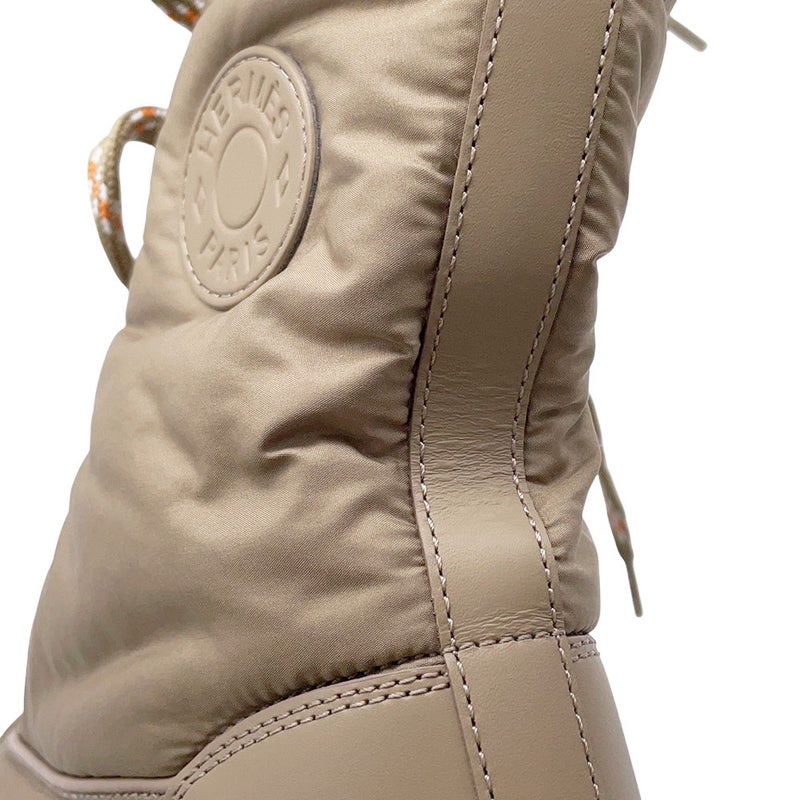 エルメス ブーツ フレッシュ ファブリック レディースサイズ37 HERMES ショートブーツ 靴