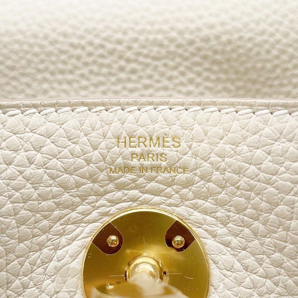 エルメス ハンドバッグ リンディ26  クレ/ゴールド金具 トリヨンクレマンス K刻印 2wayショルダー