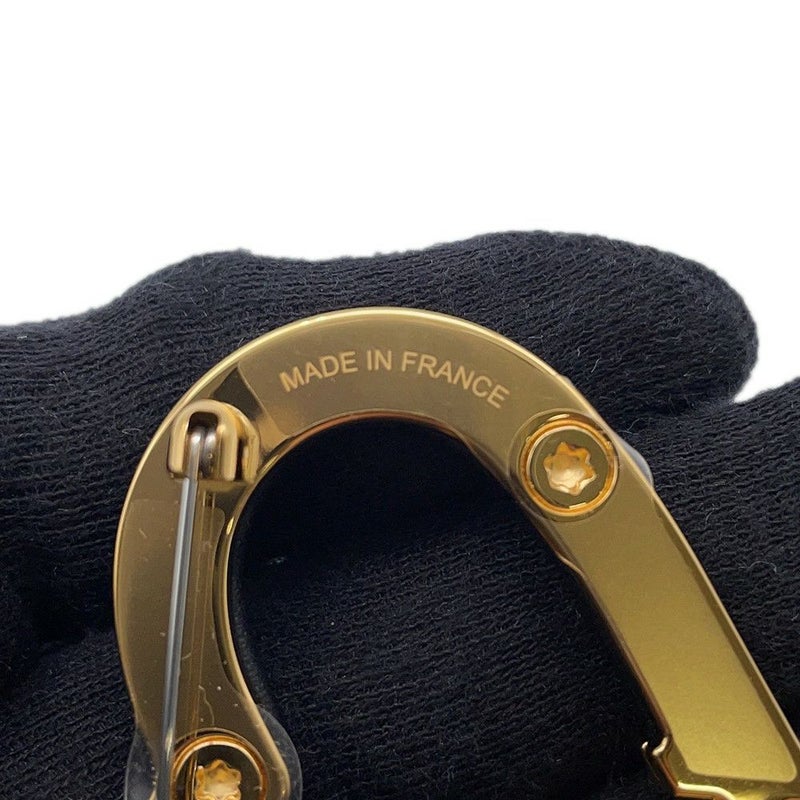 エルメス ブローチ オ・クール・デュ・フォーブル ブラック/ゴールド金具 スイフト HERMES アクセサリー 黒