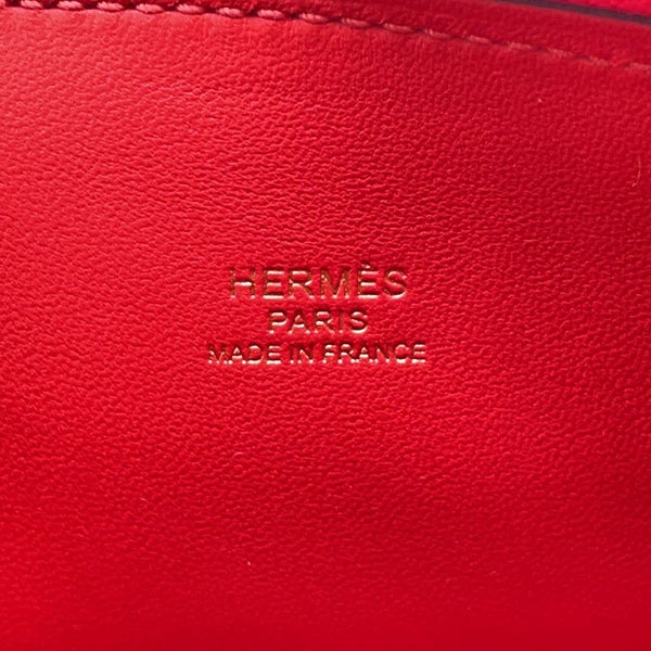 エルメス ボリード1923 ミニ ルージュラデュー/ゴールド金具 エバーカラー K刻印 2wayショルダー
