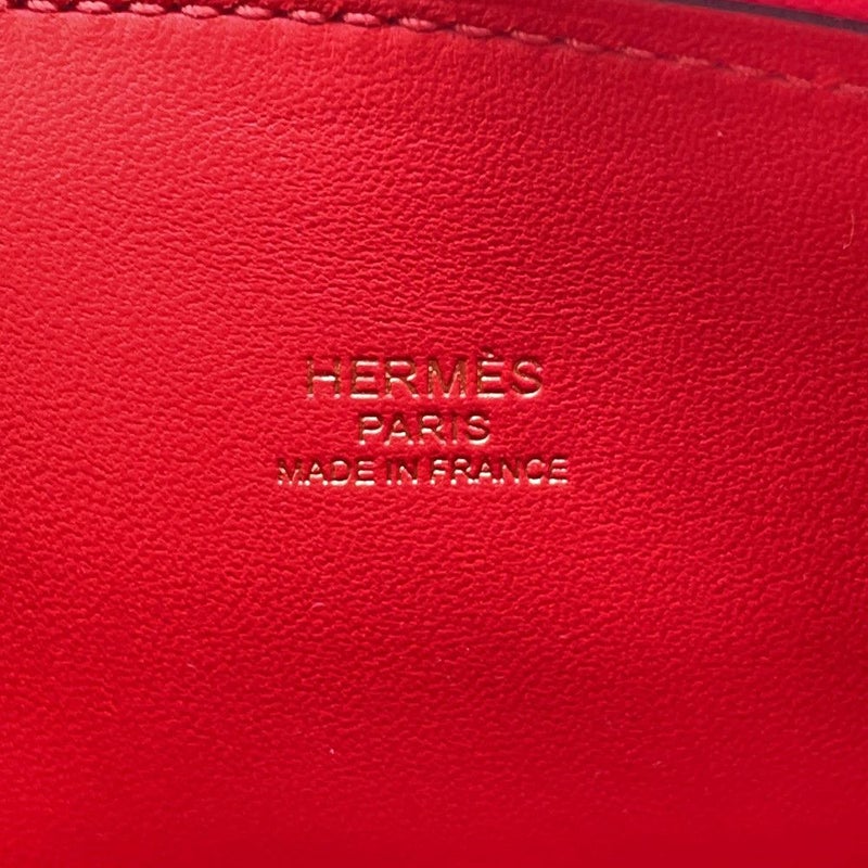エルメス ボリード1923 ミニ ルージュラデュー/ゴールド金具 エバーカラー K刻印 2wayショルダー