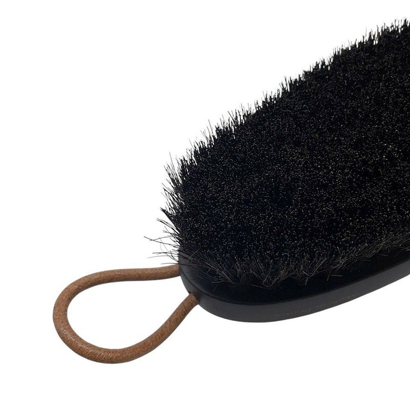 エルメス シューズケアセット ボリードポーチ ブラック/シルバー金具 キャンバス HERMES 黒