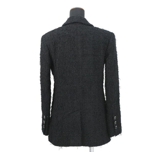シャネル ジャケット ココマーク ライオンヘッドボタン ツイード レディースサイズ36 P72390 CHANEL 黒