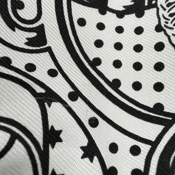 エルメス スカーフ ツイリー フリル エプロン・ドール・バンダナ Eperon d'Or Bandana 2024年春夏 白 黒