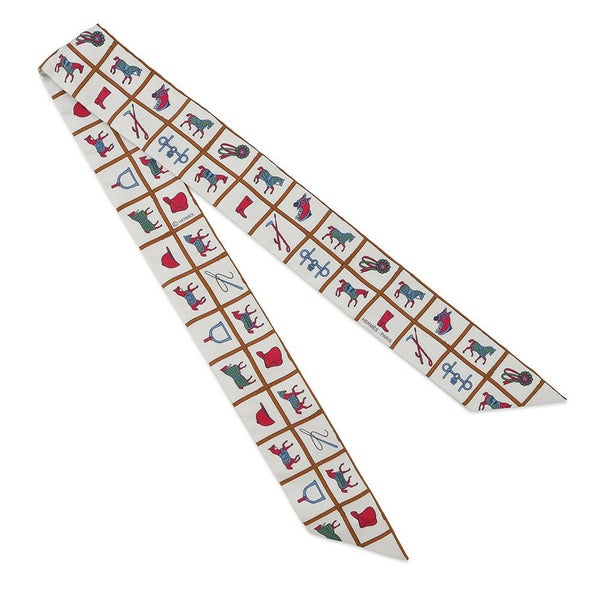 エルメス スカーフ ツイリー 馬着 Couvertures et Tenues de jour HERMES シルクツイル 2022秋冬