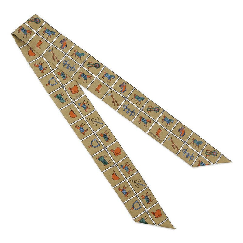 エルメス スカーフ ツイリー 馬着 Couvertures et Tenues de jour HERMES シルクツイル 2022秋冬