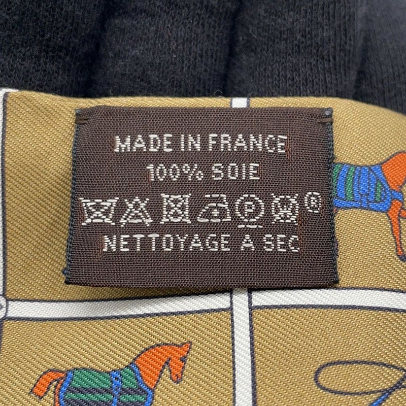 エルメス スカーフ ツイリー 馬着 Couvertures et Tenues de Jour HERMES シルクツイル 2022秋冬