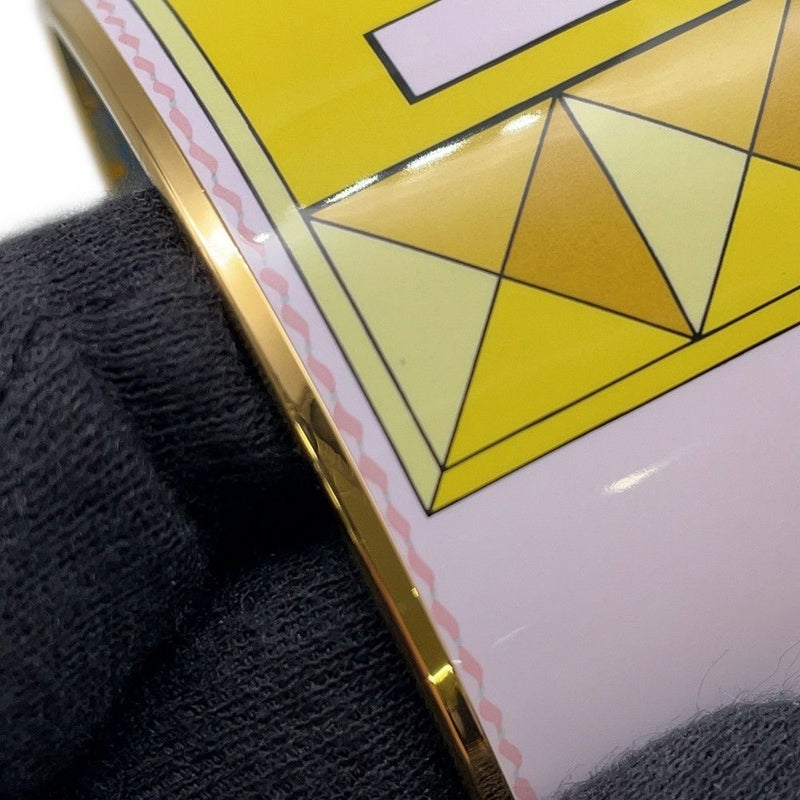 エルメス バングル エマイユTGM コリエ・ド・シアン プリント HERMES 七宝焼き エナメル