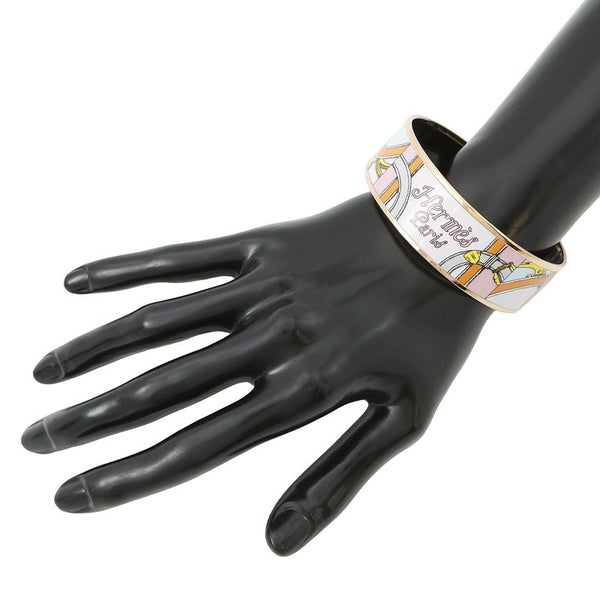 エルメス バングル エマイユGM 七宝焼き エナメル ブレスレット HERMES アクセサリー ソルド品