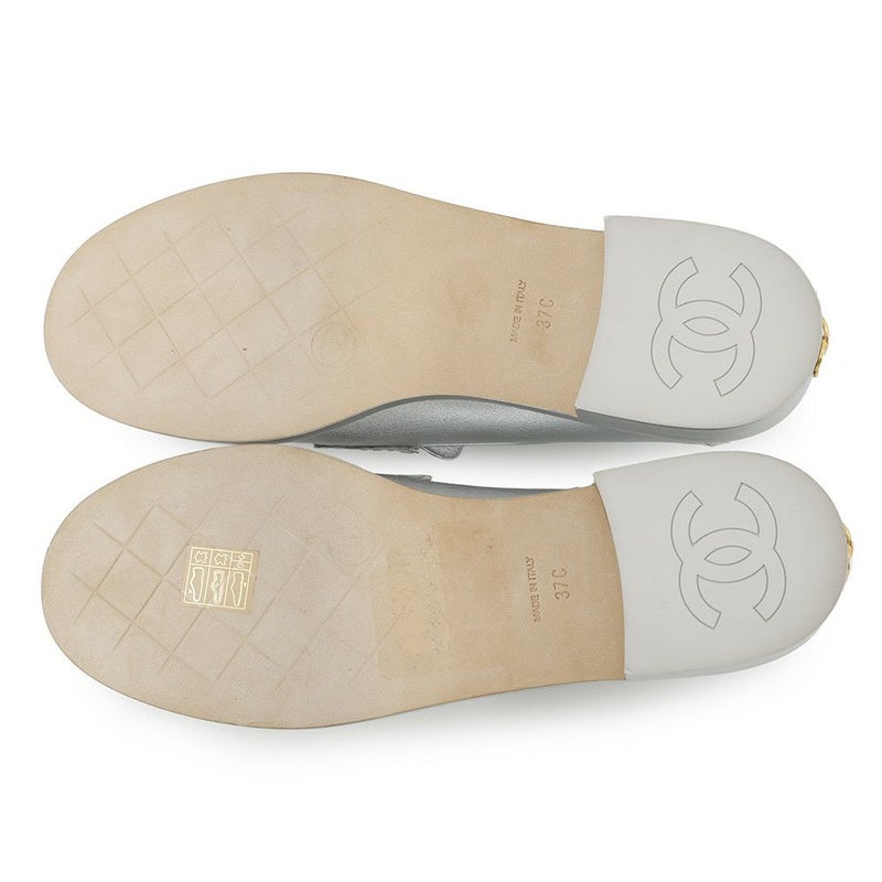 シャネル ローファー ココマーク カメリア レザー レディースサイズ37C G45663 CHANEL 靴