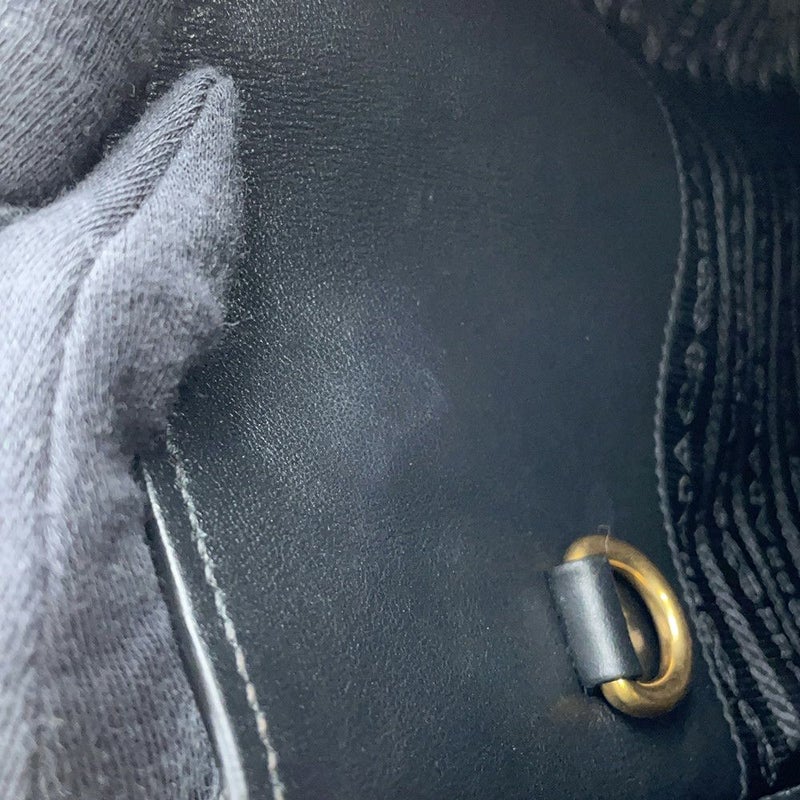 プラダ ハンドバッグ トライアングルロゴ レザー BN2626 PRADA 2way 黒