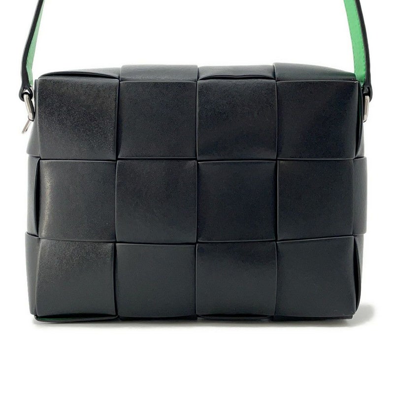 ボッテガヴェネタ ショルダーバッグ カセット カメラバッグ カーフレザー 730027 BOTTEGA VENETA 黒