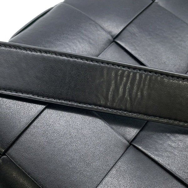 ボッテガヴェネタ ショルダーバッグ カセット カメラバッグ カーフレザー 730027 BOTTEGA VENETA 黒