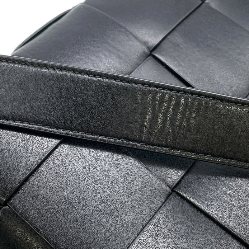 ボッテガヴェネタ ショルダーバッグ カセット カメラバッグ カーフレザー 730027 BOTTEGA VENETA 黒