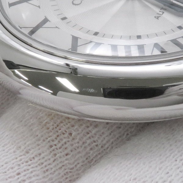 カルティエ バロン ブルー ドゥ カルティエ WSBB0040 Cartier 腕時計 シルバー文字盤