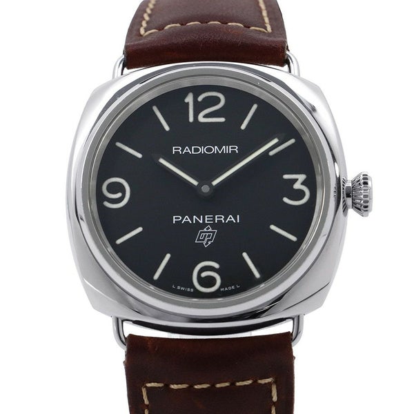 パネライ ラジオミール ベースロゴ 3デイズ アッチャイオ PAM00753 PANERAI 腕時計 黒文字盤