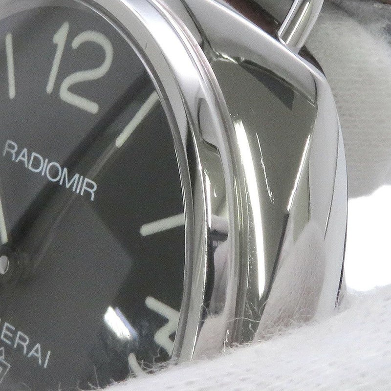パネライ ラジオミール ベースロゴ 3デイズ アッチャイオ PAM00753 PANERAI 腕時計 黒文字盤