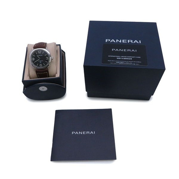 パネライ ラジオミール ベースロゴ 3デイズ アッチャイオ PAM00753 PANERAI 腕時計 黒文字盤