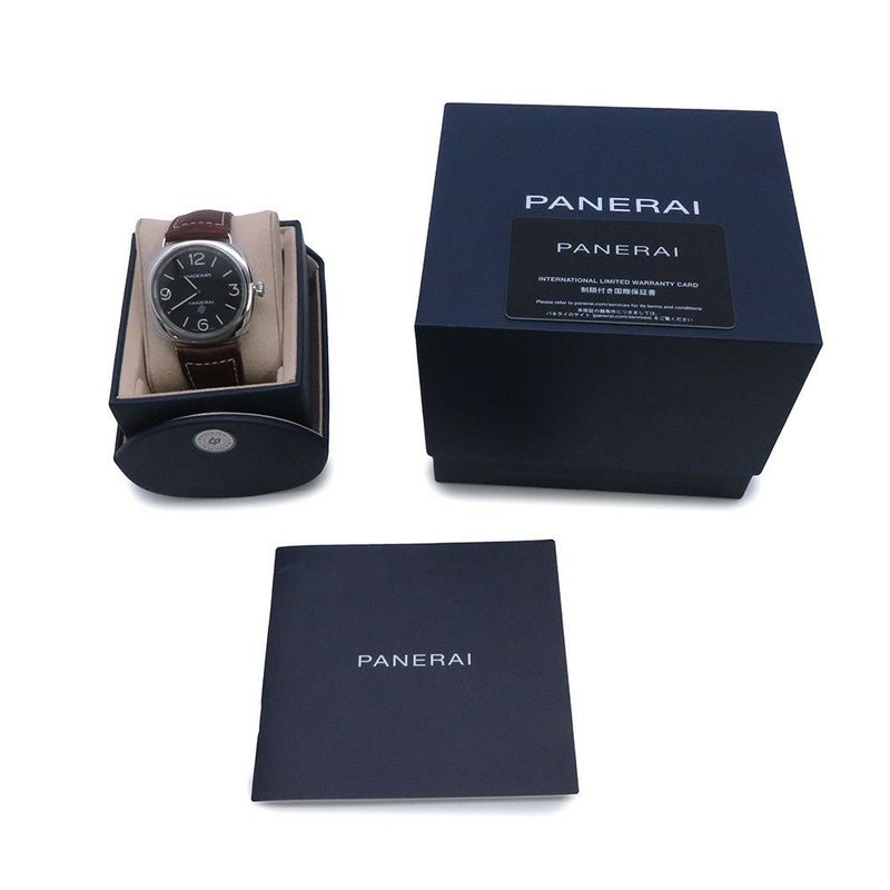 パネライ ラジオミール ベースロゴ 3デイズ アッチャイオ PAM00753 PANERAI 腕時計 黒文字盤